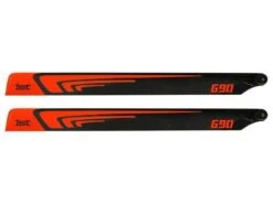 1st Main Blades CFK 690mm FBL (Orange)