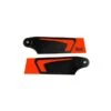 1st Tail Blades CFK 90mm (Orange) -RC Helicopter Shop 1st 1st tail blades cfk 90mm orange 28637024288845