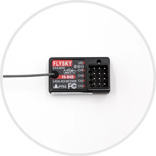 FLYSKY FS-R4B 4-CHANNEL ANT RECEIVER 4 FLYSKY FS-R4B 4-CHANNEL ANT RECEIVER - Image 2