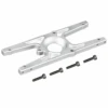 OMP M4 Helicopter Main Plate - Silver -RC Helicopter Shop 4001s