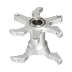 OMP M4 Helicopter Servo Mount - Silver