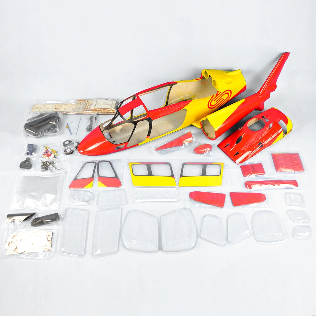 Fiberglass Scale Fuselage AGUSTA A109 .60 (700) Size - SCHENK Color 4 Fiberglass Scale Fuselage AGUSTA A109 .60 (700) Size - SCHENK Color - Image 2