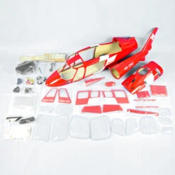 Fiberglass Scale Fuselage AGUSTA A109 .60 (700) Size - REGA Color 27 Fiberglass Scale Fuselage AGUSTA A109 .60 (700) Size - REGA Color -RC Helicopter Shop A109 b 1100