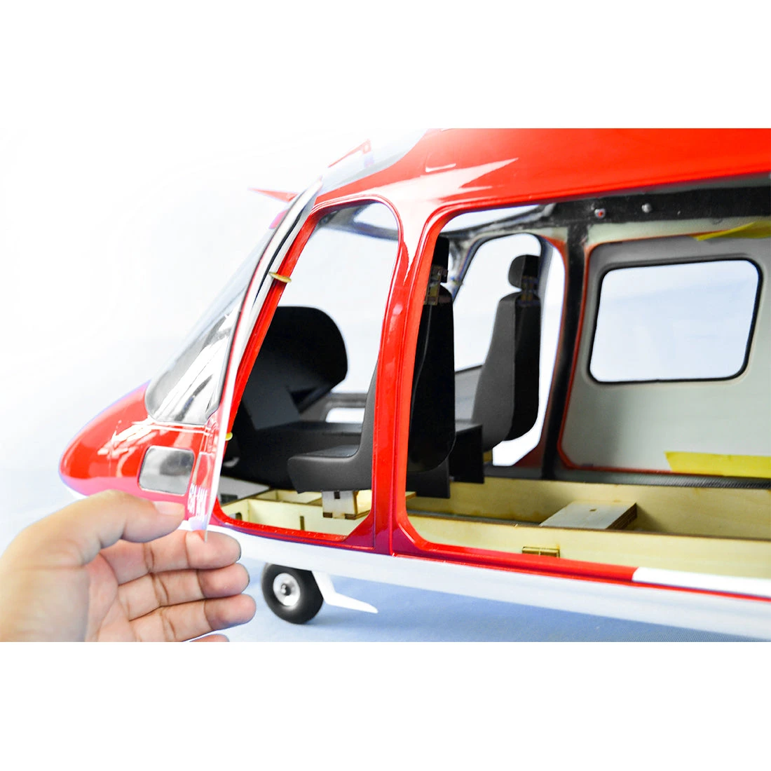 Fiberglass Scale Fuselage AGUSTA A109 .60 (700) Size - REGA Color 12 Fiberglass Scale Fuselage AGUSTA A109 .60 (700) Size - REGA Color - Image 10