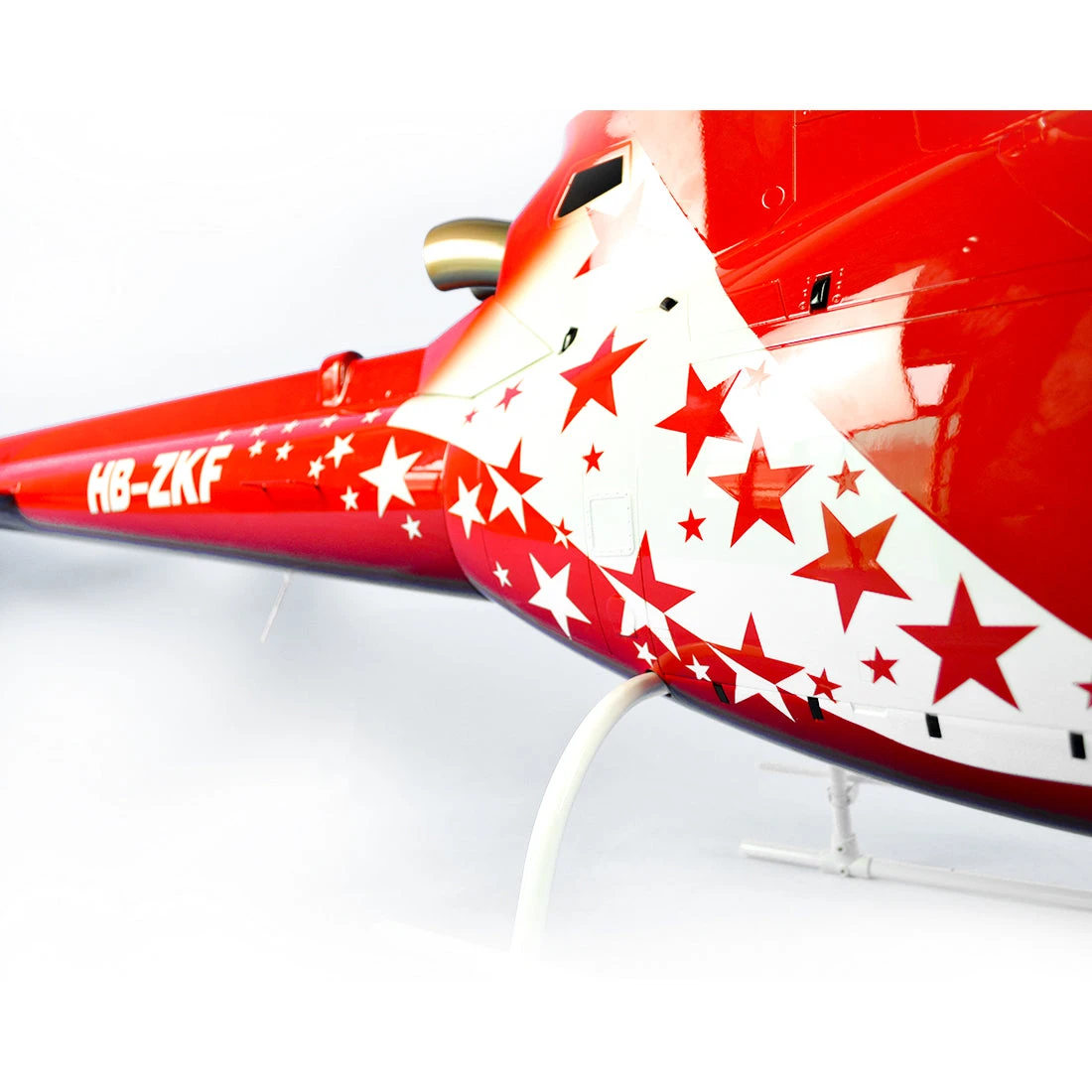 Fiberglass Scale Fuselage AS350 .60 (700) Size - AIR-ZERMATT Color 11 Fiberglass Scale Fuselage AS350 .60 (700) Size - AIR-ZERMATT Color - Image 9