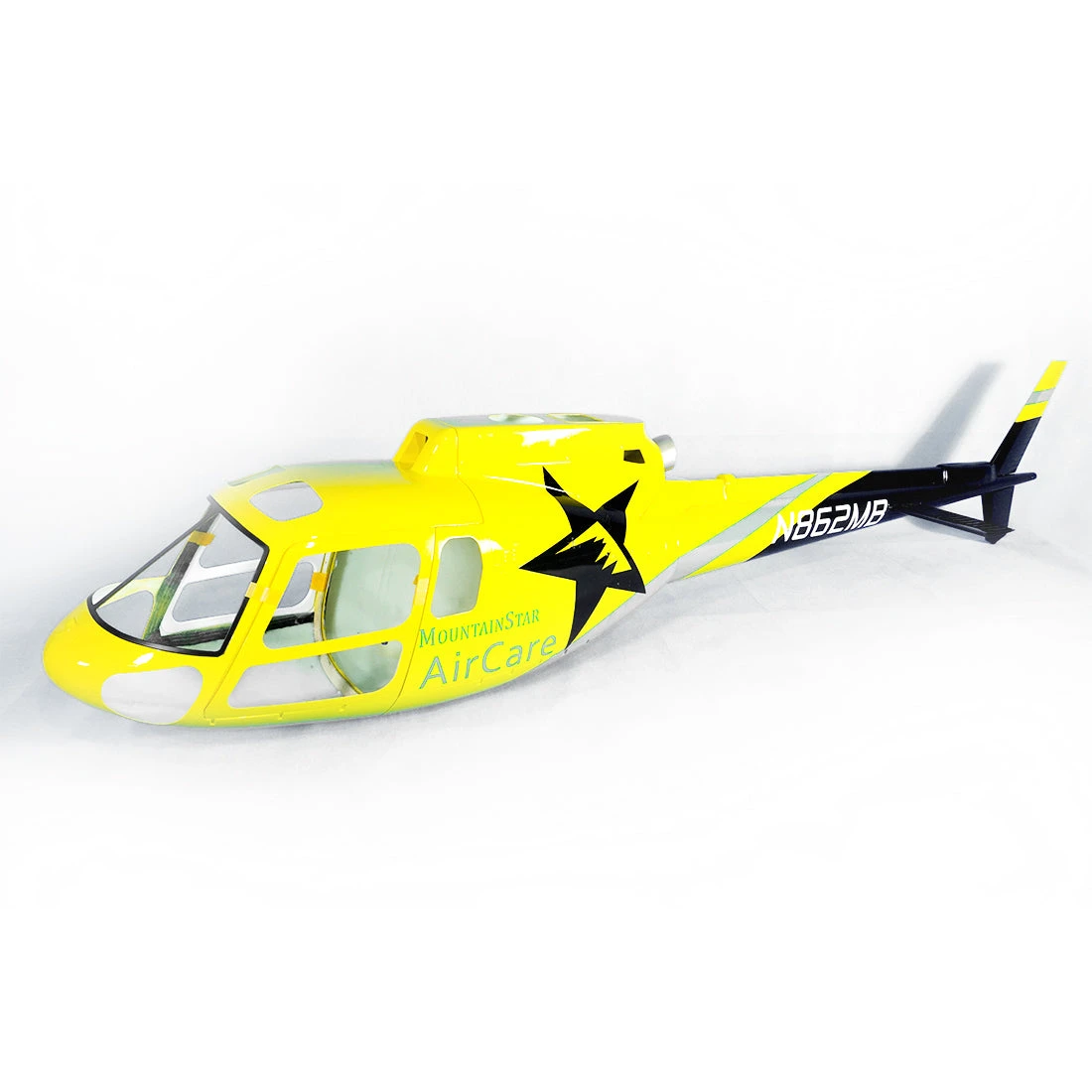 Fiberglass Scale Fuselage AS350 .60 (700) Size - AIR CARE Color 3 Fiberglass Scale Fuselage AS350 .60 (700) Size - AIR CARE Color