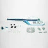 Funkey 600-Size Jet Ranger Scale Fuselage - Blue (include Scale Landing Gear FK-9662B) 2 Funkey 600-Size Jet Ranger Scale Fuselage - Blue (include Scale Landing Gear FK-9662B) -RC Helicopter Shop H 8405Btrang