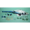Funkey 700-Size Bell-222 Scale Fuselage - Blue (include Retractable Landing Gear FK-9656) -RC Helicopter Shop H 8602B