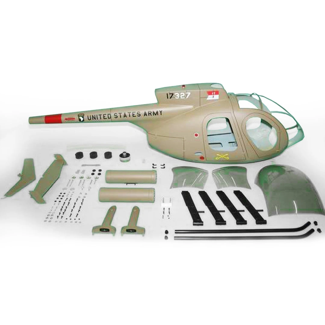 Funkey 700-Size NH-500E Scale Fuselage - Army Desert 3 Funkey 700-Size NH-500E Scale Fuselage - Army Desert