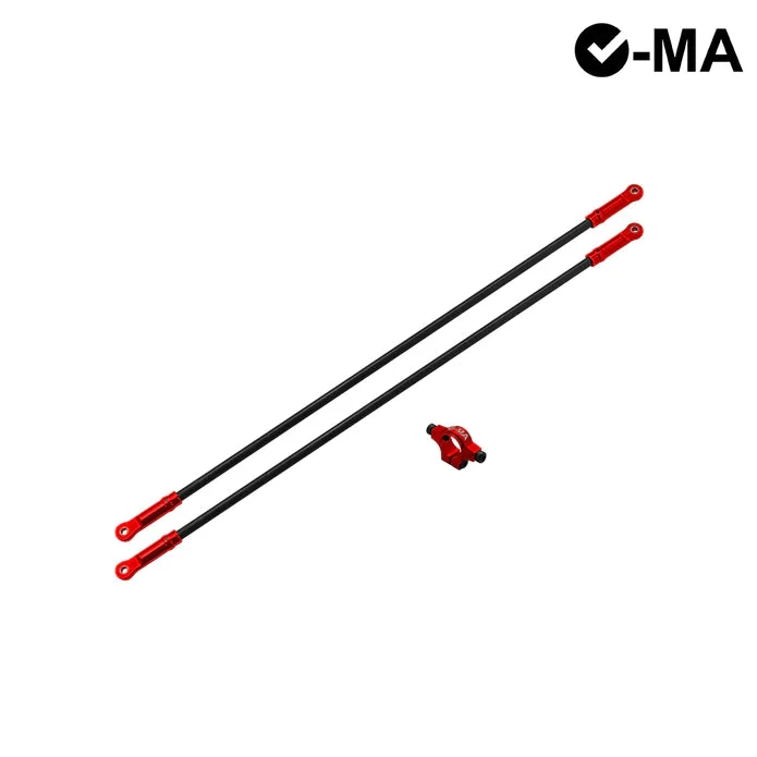 L-MA Precision Aluminum Tail Boom Support Set For InFusion 180 - Red 3 L-MA Precision Aluminum Tail Boom Support Set For InFusion 180 - Red