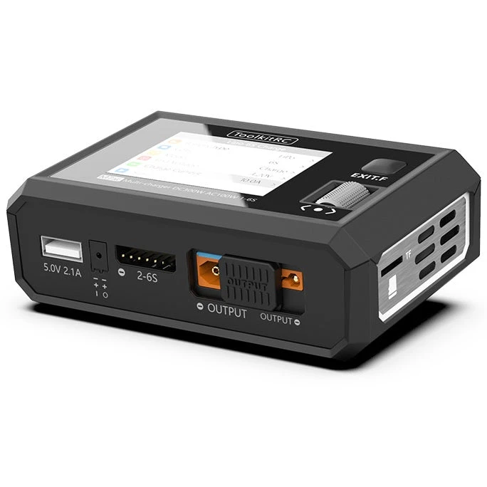 ToolkitRC M7AC 1-6S 100W AC / 300W DC Smart Charger - XT60/XT30 3 ToolkitRC M7AC 1-6S 100W AC / 300W DC Smart Charger - XT60/XT30
