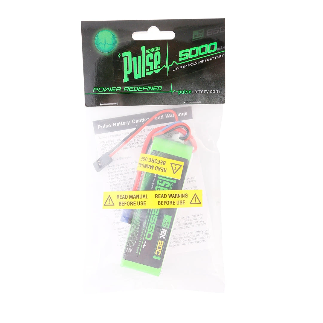 PULSE 2S 2550mAh 20C 7.4V RX LiPo Battery 4 PULSE 2S 2550mAh 20C 7.4V RX LiPo Battery - Image 2