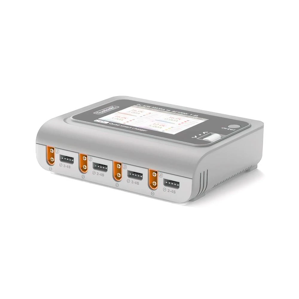 ToolkitRC Q4AC 1-4S 100W AC / 200W DC 4CH Smart Charger - XT60 4 ToolkitRC Q4AC 1-4S 100W AC / 200W DC 4CH Smart Charger - XT60 - Image 2