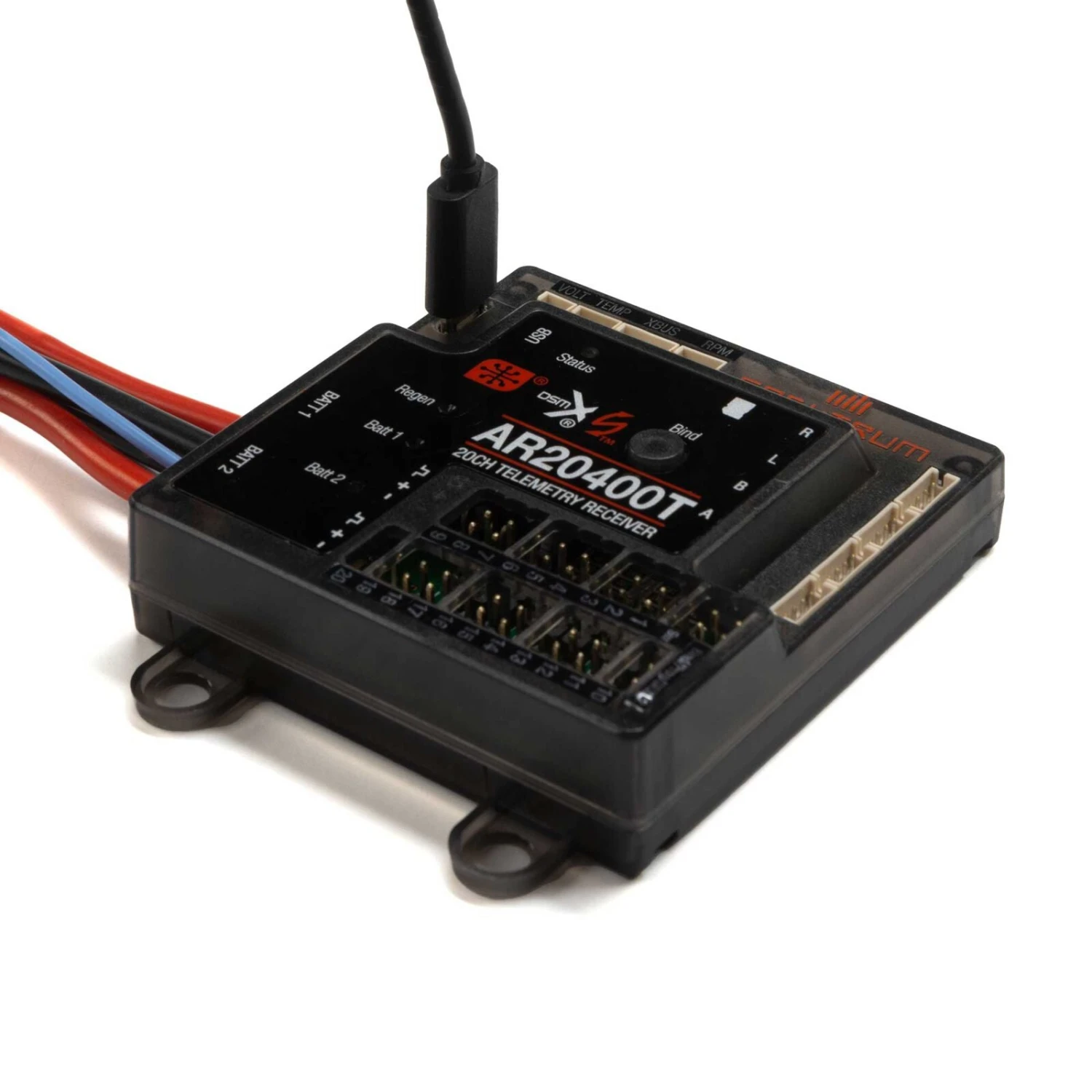 Spektrum AR20400T 20 Channel PowerSafe Telemetry Receiver 4 Spektrum AR20400T 20 Channel PowerSafe Telemetry Receiver - Image 2