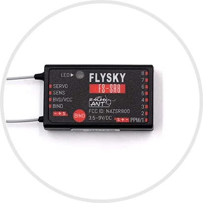FlySky FS-ST8 Transmitter (Standard Version) W/ SR8 Receiver 4 FlySky FS-ST8 Transmitter (Standard Version) W/ SR8 Receiver - Image 2