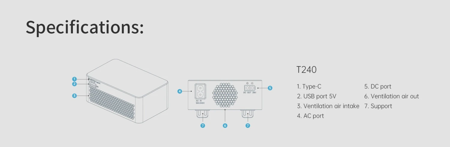 HOTA T240 Power Supply 4 HOTA T240 Power Supply - Image 2