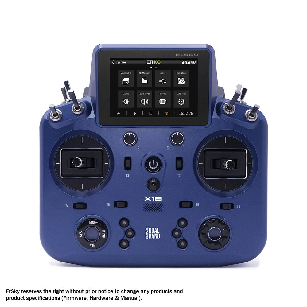FrSky Tandem X18 Transmitter - Blue 3 FrSky Tandem X18 Transmitter - Blue
