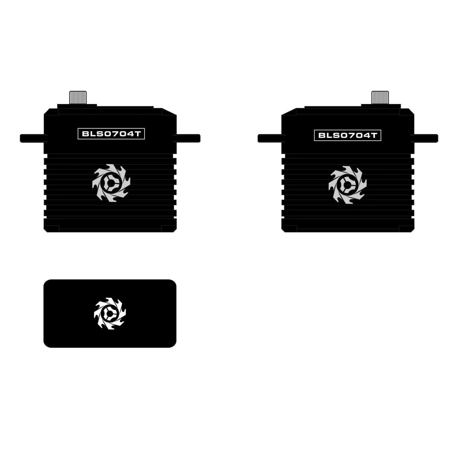 TORQ BLS0704T-Black Edition Full Size HV Brushless Rudder Servo 4 TORQ BLS0704T-Black Edition Full Size HV Brushless Rudder Servo - Image 2