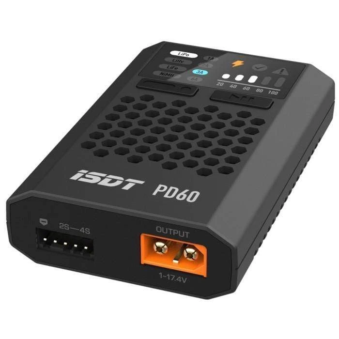 ISDT PD60 60W 6A Battery Balance Charger Type-C Input (XT60) 4 ISDT PD60 60W 6A Battery Balance Charger Type-C Input (XT60) - Image 2