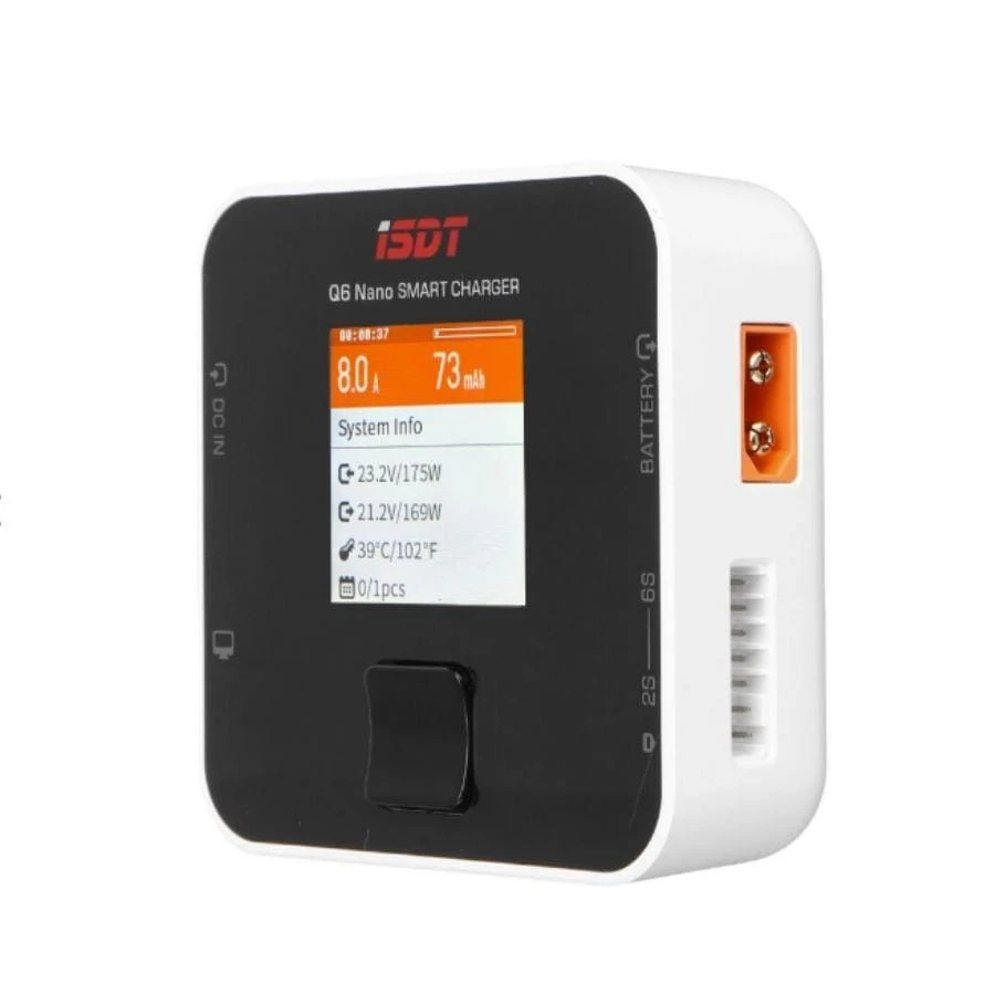 ISDT Q6 Nano BattGo 200W 8A Lipo Battery Charger - White 4 ISDT Q6 Nano BattGo 200W 8A Lipo Battery Charger - White - Image 2