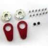 MKS X8 Metal Horn Set (2-pack) -RC Helicopter Shop mks mks x8 metal horn set 2 pack 28636097609805