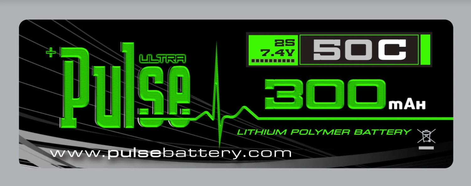 Pulse 300mAh 50C 7.4V 2S Lipo Battery - JST-XH Connector 4 Pulse 300mAh 50C 7.4V 2S Lipo Battery - JST-XH Connector - Image 2