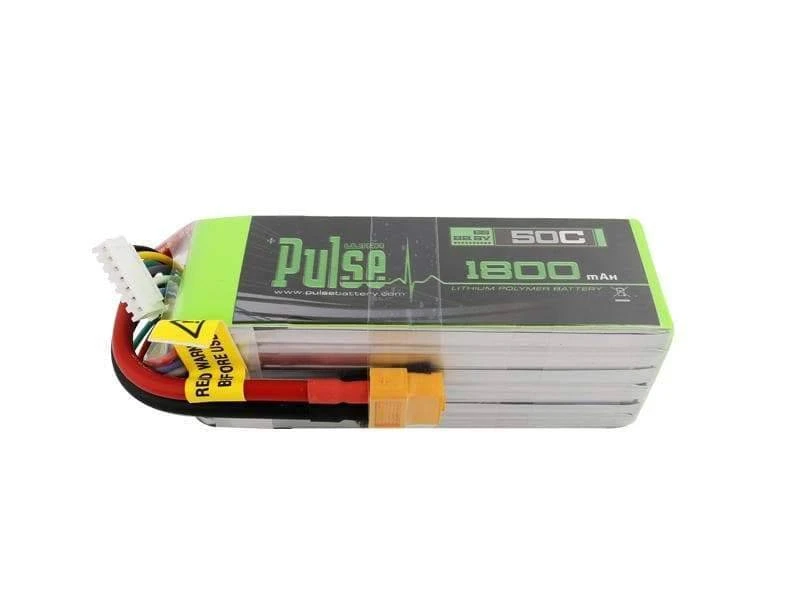 PULSE 1800mah 50C 22.2V 6S LiPo Battery - XT60 Connector 3 PULSE 1800mah 50C 22.2V 6S LiPo Battery - XT60 Connector