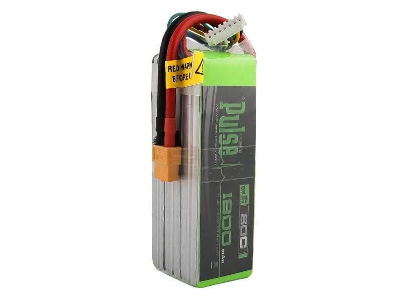 PULSE 1800mah 50C 22.2V 6S LiPo Battery - XT60 Connector 4 PULSE 1800mah 50C 22.2V 6S LiPo Battery - XT60 Connector - Image 2