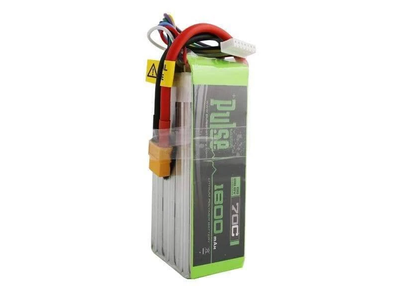 PULSE 1800mAh 70C 22.2V 6S LiPo Battery - XT60 Connector 4 PULSE 1800mAh 70C 22.2V 6S LiPo Battery - XT60 Connector - Image 2