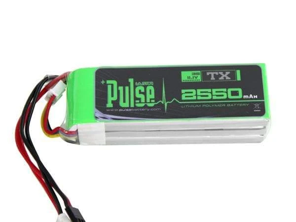 PULSE 2550mAh Transmitter 11.1V 3S Lipo Battery 3 PULSE 2550mAh Transmitter 11.1V 3S Lipo Battery