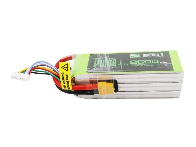 PULSE 2600mah 50C 22.2V 6S LiPo Battery - XT60 Connector 4 PULSE 2600mah 50C 22.2V 6S LiPo Battery - XT60 Connector - Image 2