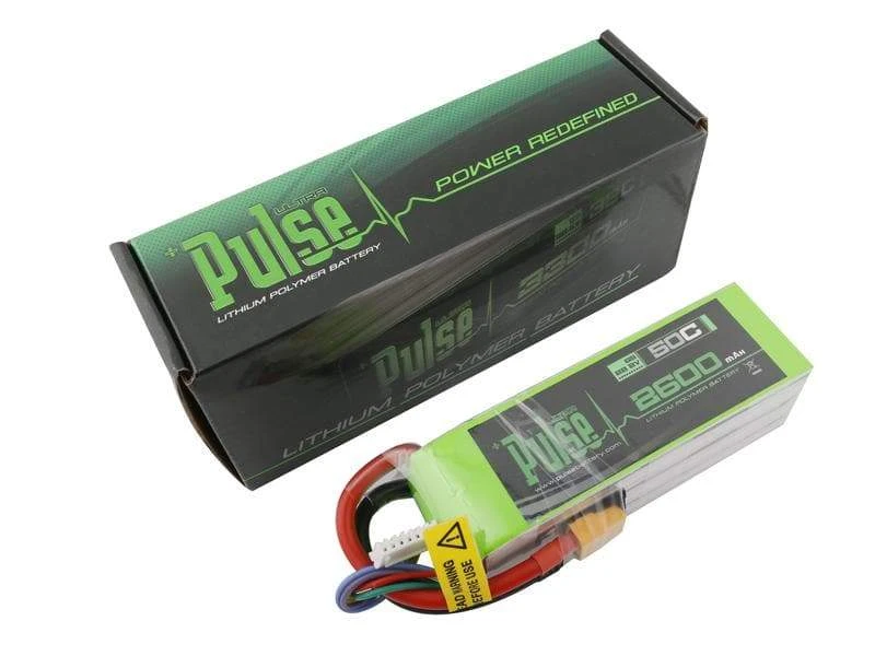 PULSE 2600mah 50C 22.2V 6S LiPo Battery - XT60 Connector 3 PULSE 2600mah 50C 22.2V 6S LiPo Battery - XT60 Connector