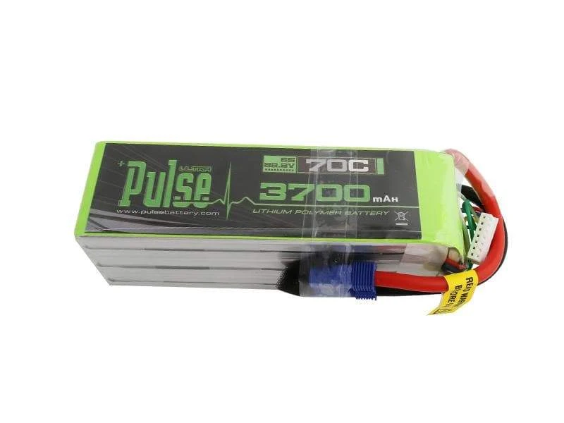 PULSE 3700mah 70C 22.2V 6S LiPo Battery - EC5 Connector 3 PULSE 3700mah 70C 22.2V 6S LiPo Battery - EC5 Connector