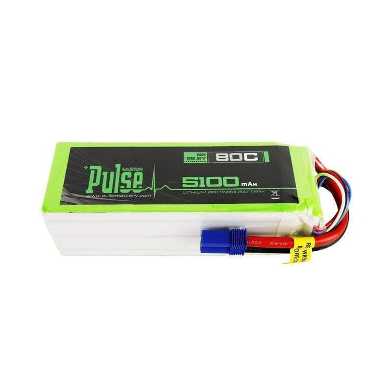 Pulse 5100mah 80C 22.2V 6S Lipo Battery - EC5 Connector 5 Pulse 5100mah 80C 22.2V 6S Lipo Battery - EC5 Connector - Image 3