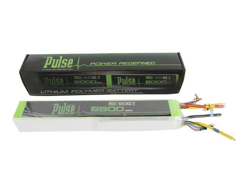 Pulse 5500mah 50C 44.4V 12S LiPo Battery - No Connector 3 Pulse 5500mah 50C 44.4V 12S LiPo Battery - No Connector
