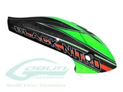 Canomod Airbrush Canopy Green Carbon - Goblin Black Nitro 700 -RC Helicopter Shop sab heli division canomod airbrush canopy green carbon goblin black nitro 700 28207930933325