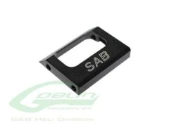 SAB Aluminum Tail Case Spacer Black Matte - Goblin 630/700 Competition/Black Nitro/Black Thunder