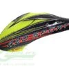 SAB Canomod Airbrush Canopy SAB Yellow/Black - Goblin 420 Sport -RC Helicopter Shop sab heli division sab canomod airbrush canopy sab yellow black goblin 420 sport 28636119957581