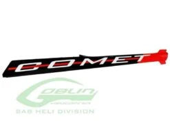 SAB Carbon Fiber Tail Boom Red/Black - Goblin Comet -RC Helicopter Shop sab heli division sab carbon fiber tail boom red black goblin comet 28636226093133