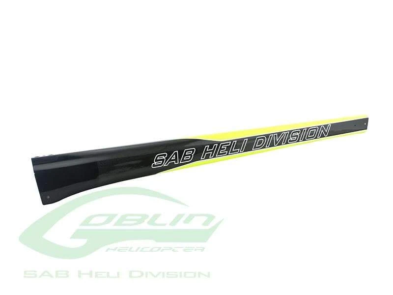 SAB Carbon Fiber Tail Boom Yellow/Carbon - Goblin 700/700KSE/Nitro700/Thunder700 3 SAB Carbon Fiber Tail Boom Yellow/Carbon - Goblin 700/700KSE/Nitro700/Thunder700