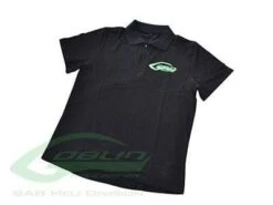 SAB HELI DIVISION Black Polo Shirt - Size S (Asian Sizing Standard)