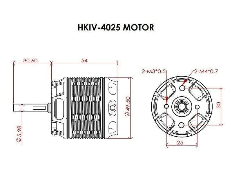 Scorpion HKIV-4025-520KV Brushless Motor 4 Scorpion HKIV-4025-520KV Brushless Motor - Image 2