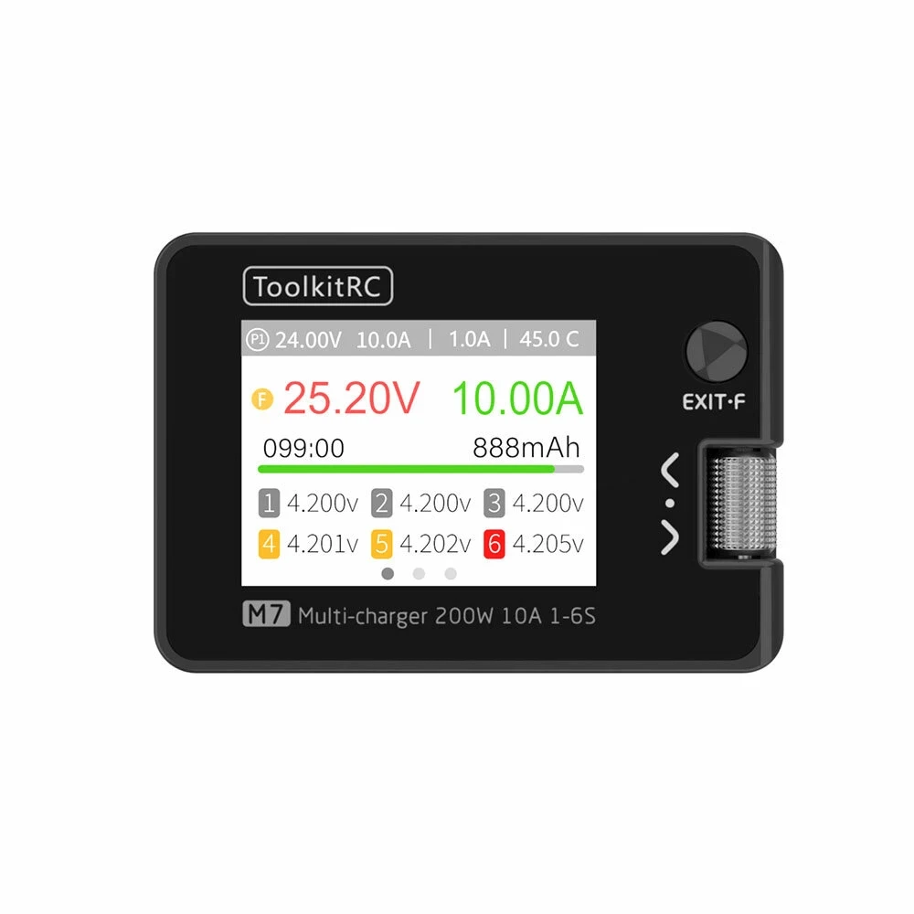 ToolkitRC M7 Multi Function 200W Smart Charger 3 ToolkitRC M7 Multi Function 200W Smart Charger